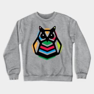 Rainbow Anigami Owl Crewneck Sweatshirt